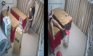 Hack camera spa chị gái vú to