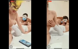 Threesome sung sướng bên gái