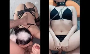 Con mèo dâm ngậm kèn nứng
