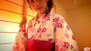 Con em hàng dâm mặc kimono gợi cảm xinh gái quá đã
