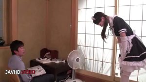 Em hàng ngon mặc đồ hầu gái làm tình sướng địt nhau cực phê